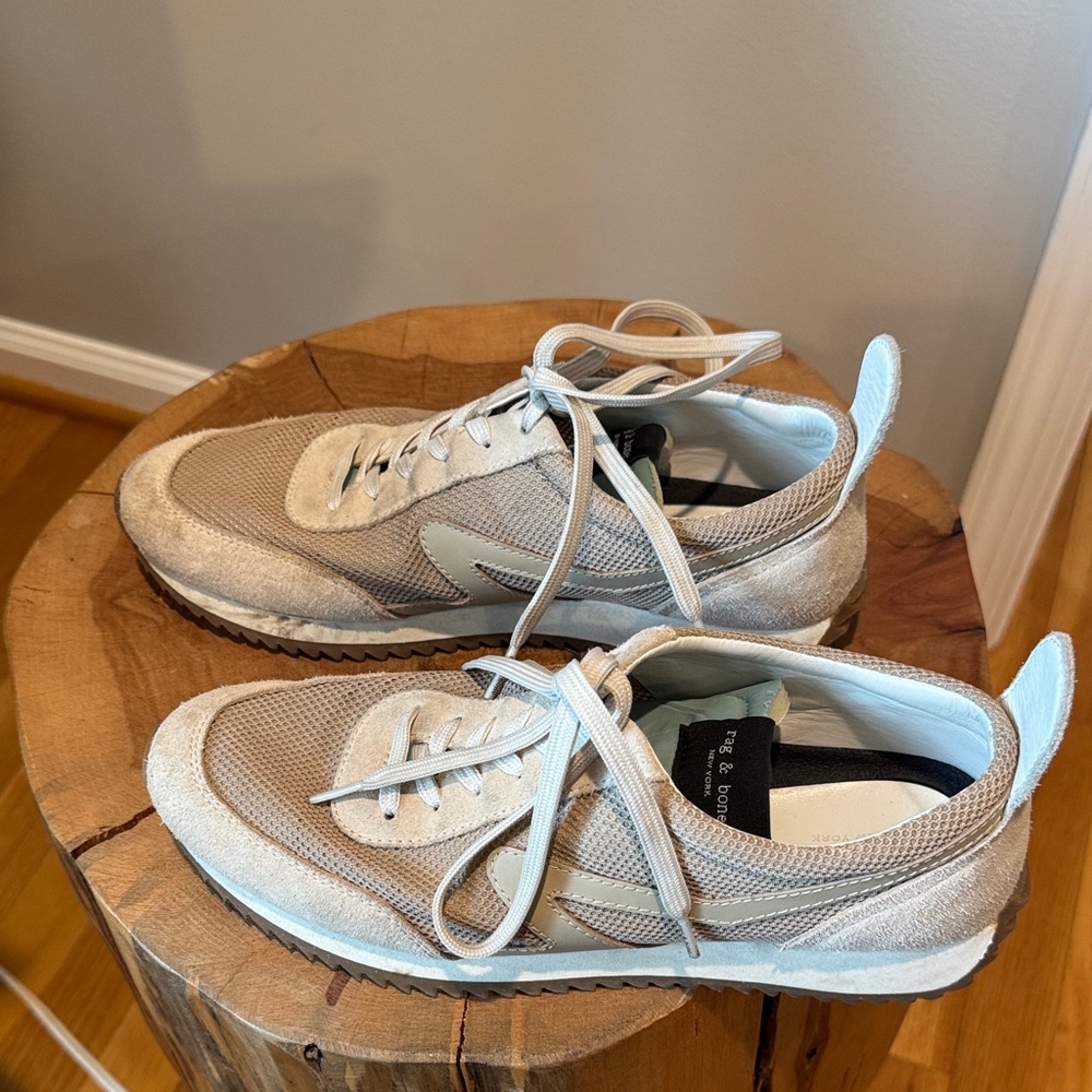 Rag and Bone Retro Runner Sneakers Mesh & Suede